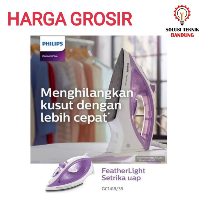 grosir setrika uap philips gc1418 gc 1418 strika uap gc 1418