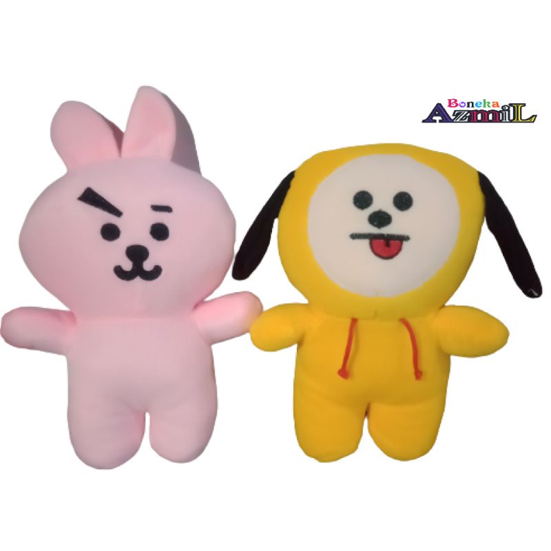 Boneka bts21 size ukuran 25 cm