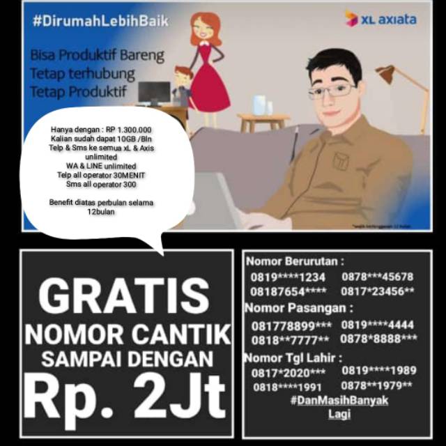 PERDANA XL PRIORITAS PLATINUM INTERNET 1TAHUN & 2 TAHUN