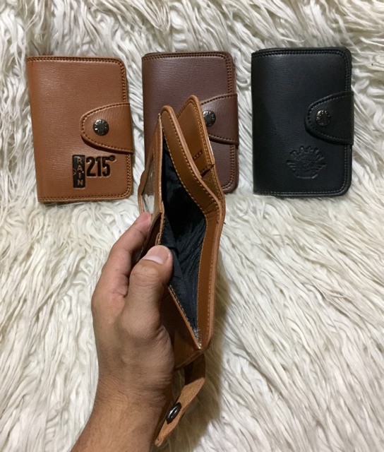 Dompet lipat pria bahan kulit sintetis lokal colombo ukuran tanggung 3/4 #dompet #dompetpria #dompettanggung #dompetcowok