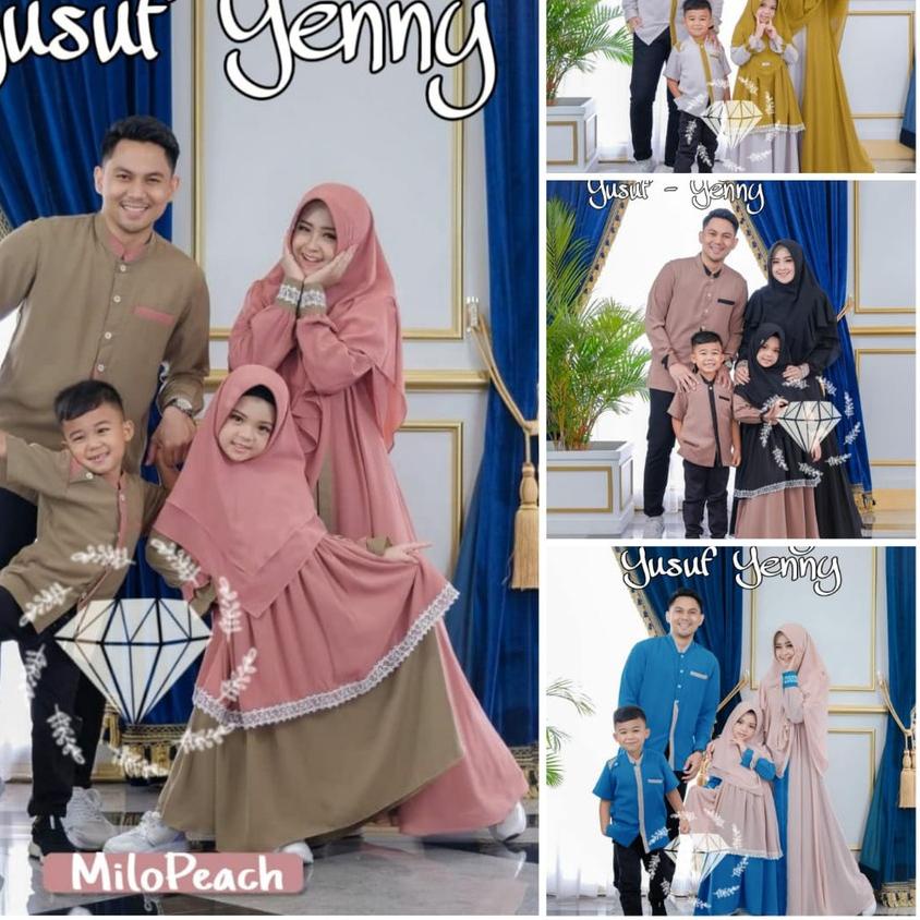 COUPLE KELUARGA - BAJU COUPLE KELUARGA ANAK 2 - CP FAMILY SYARI YENNY KOKO YUSUF