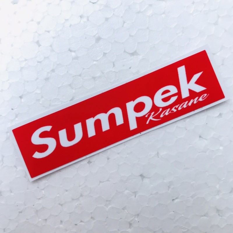 

Sticker Sumpek Rasane Orajet Laminasi Glossy