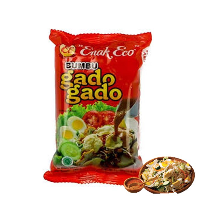 Enak Eco Bumbu Gado-gado Extra 185g barcode 8992814881017