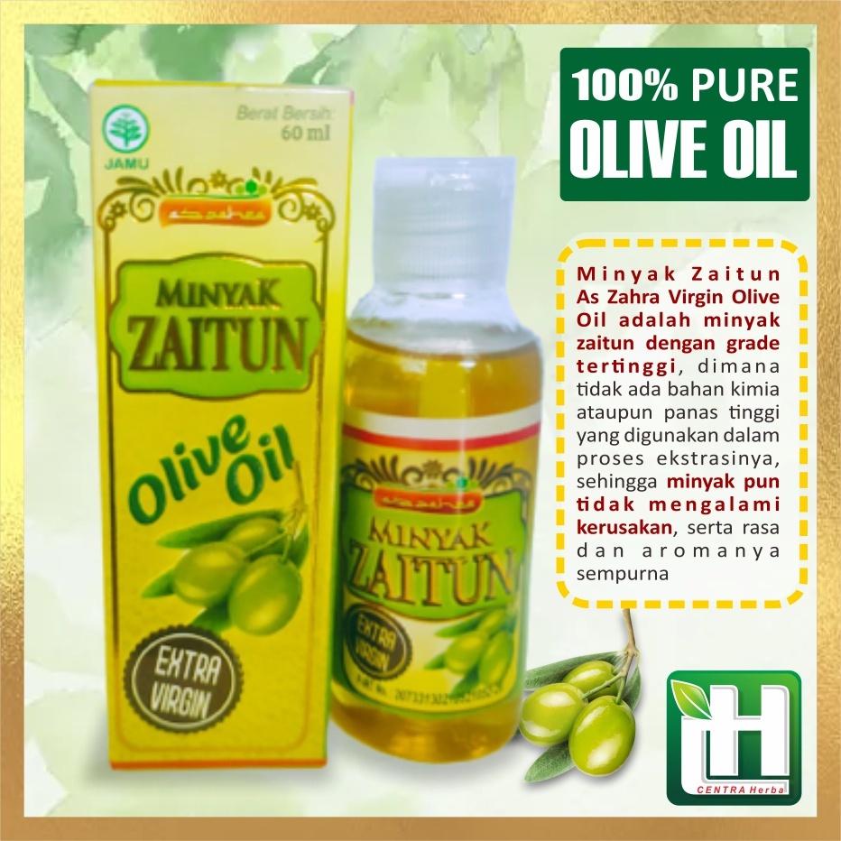 Minyak Zaitun Olive Oil 60 ml 100% Asli Herbal