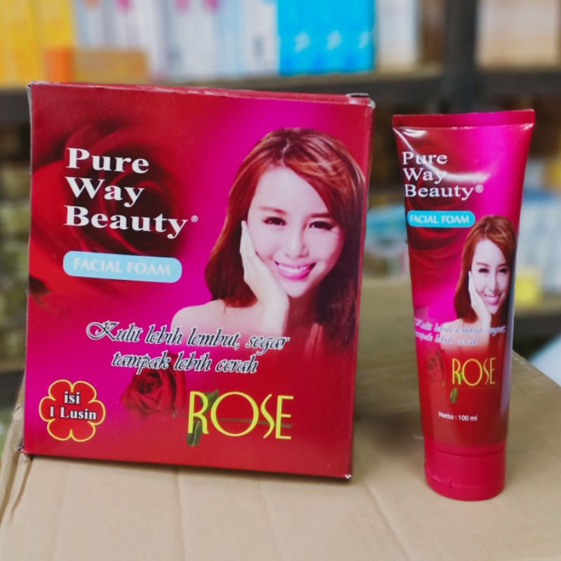 Rose Pure Way Beauty Facial Foom 100.ml