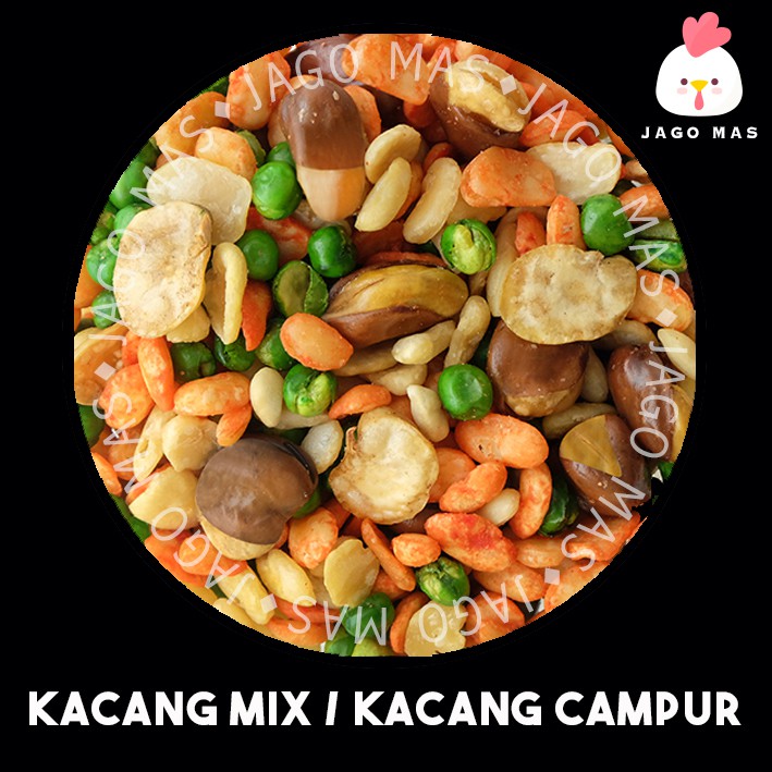 

JAGO MAS Kacang Campur / Aneka Macam / Mix (Mixed Beans) Grosir Kiloan 100 250 500 1000 GRAM GR 1 KG