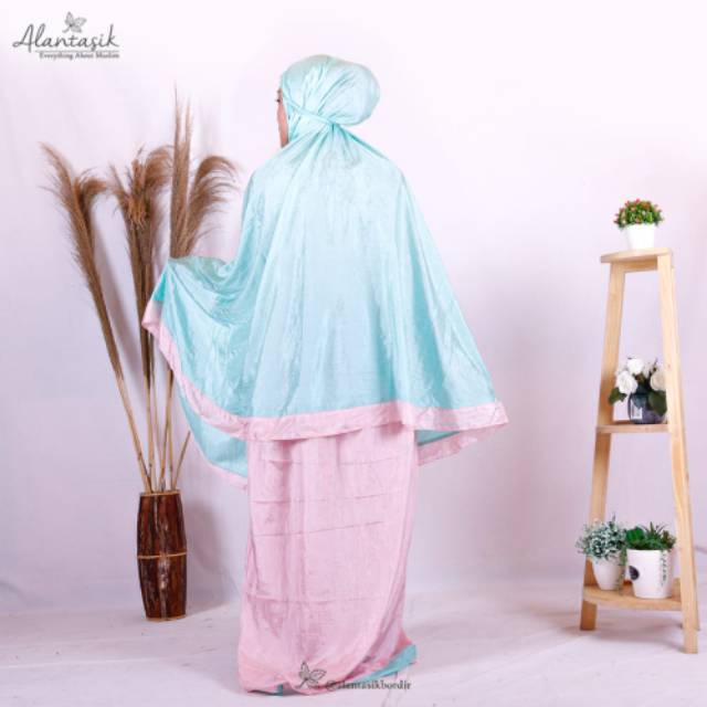 Mukena Vanila / Mukena Parasut Traveling Vanila R.12