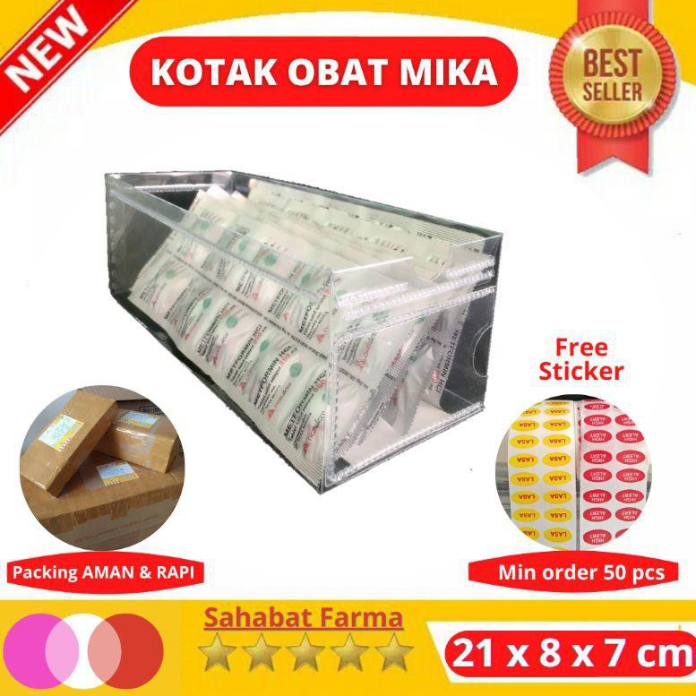 

Dijual Murah❊➙ CT7PJ Kotak obat mika apotek 21x8x7cm paket 50 pcs 80 ✴
