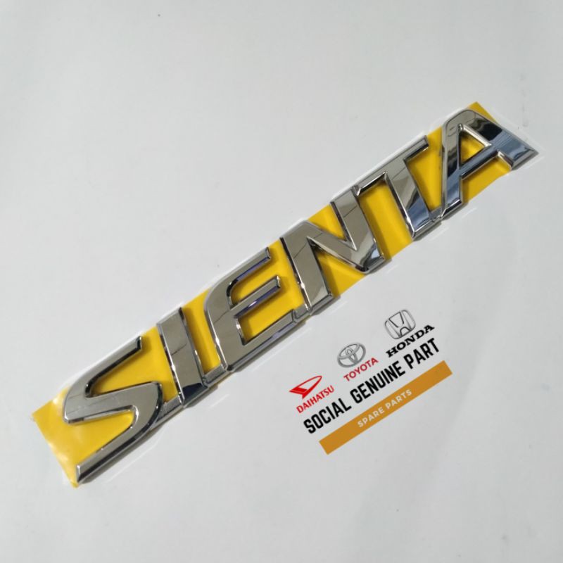 logo emblem bagasi Sienta original