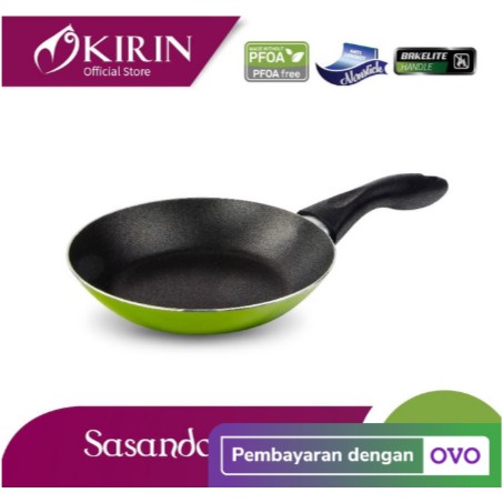 KIRIN FRYPAN |SASANDO|18 cm |TEFLON CLASSIC|1.9MM Penggorengan PROMO