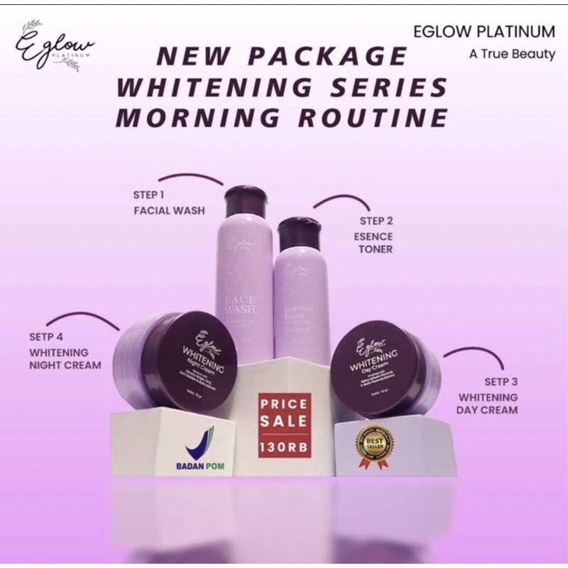 (READY ECER NIGHT CREAM EGLOW) ECER EGLOW PLATINUM / E GLOW / ECER NIGHT CREAM  EGLOW / ECER EGLOW