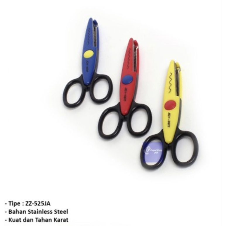 JOYKO SCISSOR ALL PURPOSE - HEAVY DUTY GUNTING KERTAS ANAK  ZIGZAG LIPAT HERO MULTIGUNA BESI SC 13 / 848 / 838 / 828