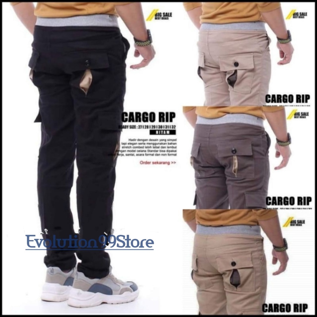 COD CELANA PANJANG CARGO PRIA CELANA CARGO PRIA CELANA PANJANG PRIA CELANA CARGO PANJANG PRIA UKURAN 27-38 PREMIUM QUALITY SLIMFIT COWO SKINNY POLOS COWOK