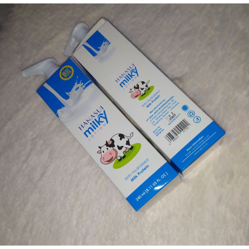 HANASUI MILKY LOTION/HANASUI LOTION - BPOM 240ML/ NA18160103317 /MILKY LOTION