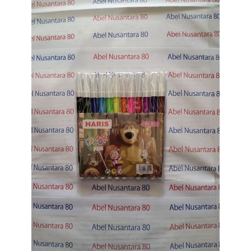 

Spidol warna, besar isi 12 pcs Warna