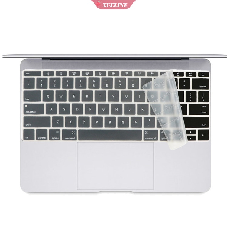 Case Pelindung Bahan Silikon Tahan Air Dan Debu Untuk MacBook 12 Inch Notebook Keyboard