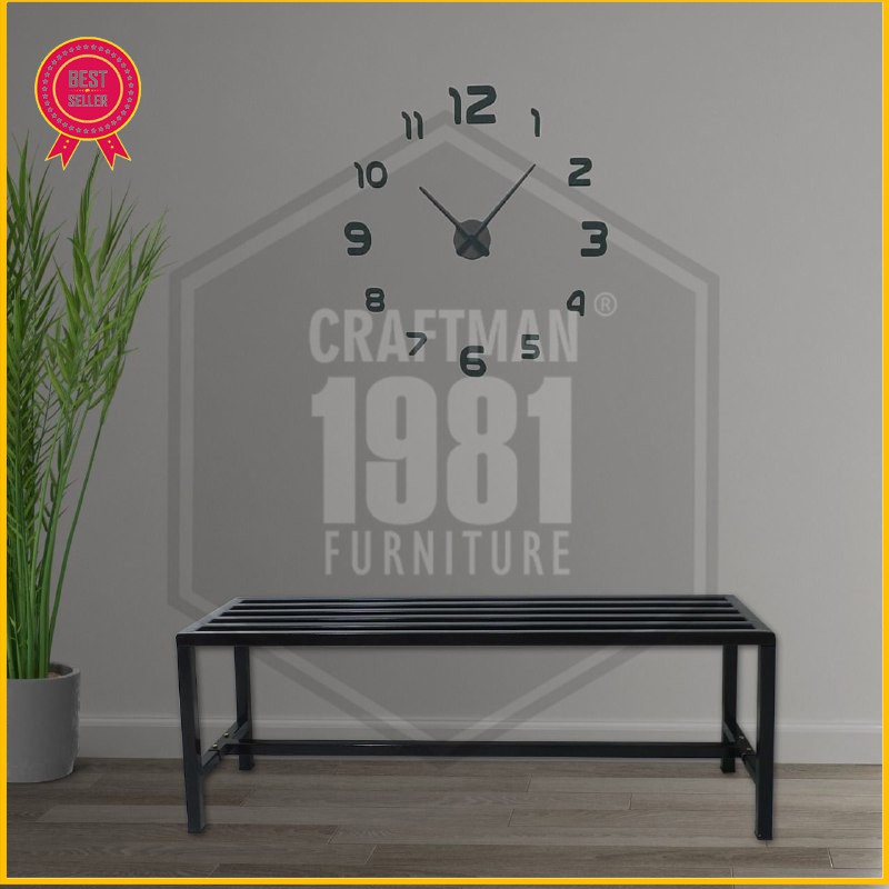 Kursi Panjang Ruang Tunggu Ruang Tamu 120x30 Besi Murah Minimalis