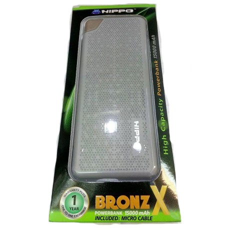 Powerbank HIPPO Bronz X Simple Pack 15000mAh