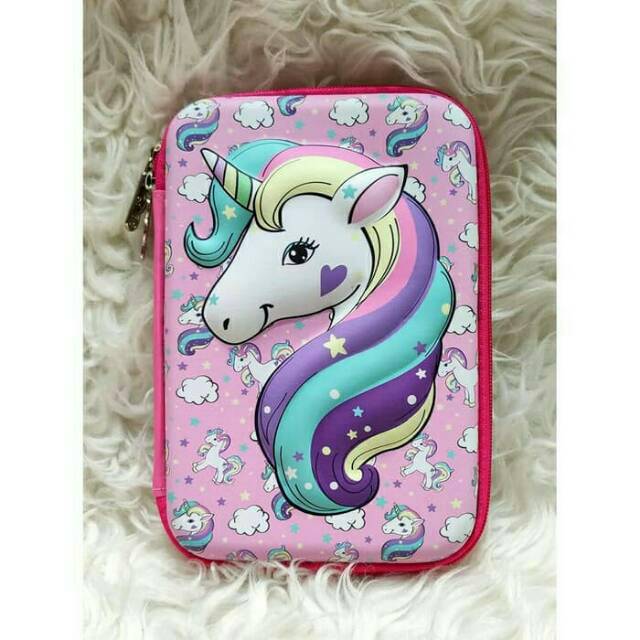 

Tempat Pensil Anak Unicorn / Hardcase Boxes Pencil HSD