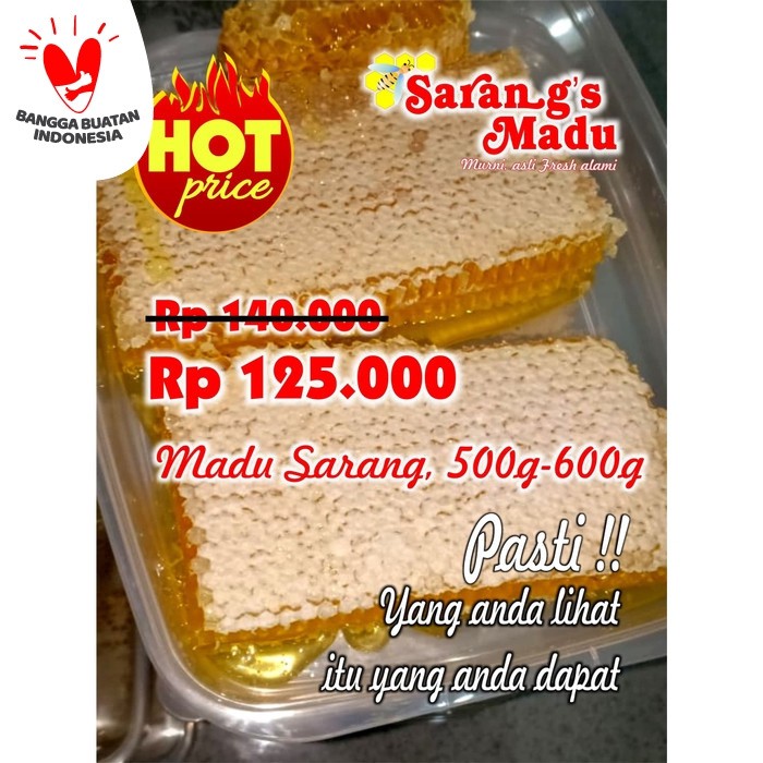

Terbaru MADU SARANG 500gr Limited