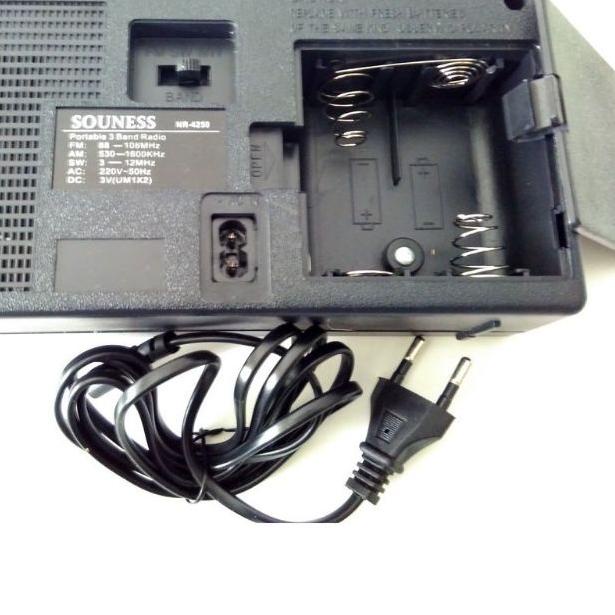 ✻ ✅ speaker Radio internasional /souness 4250 radio AM FM SW 2/radio internasional/radio portable //