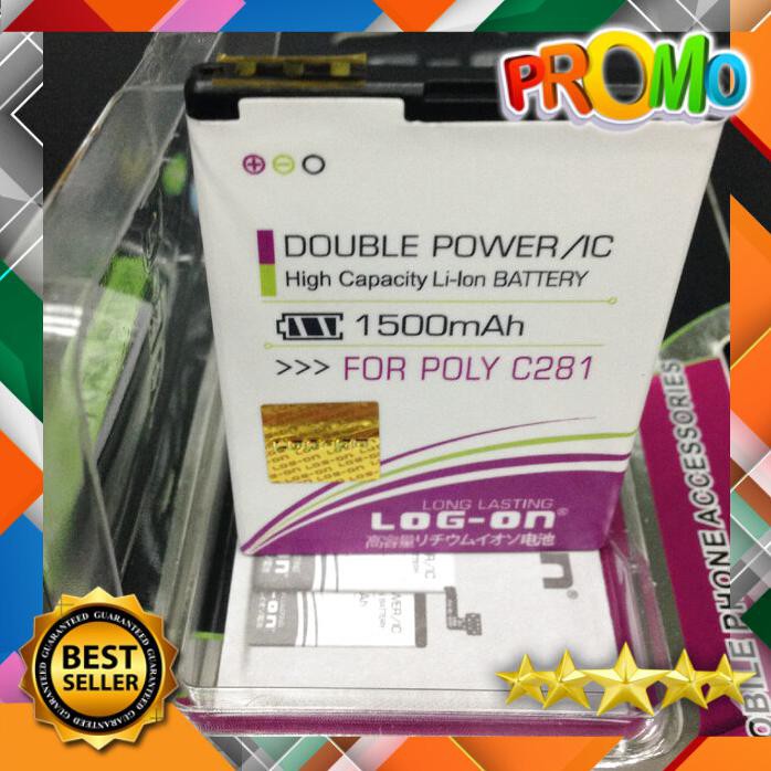 BATERAI POLYTRON C281 DOUBLE POWER LOG ON 1500MAH