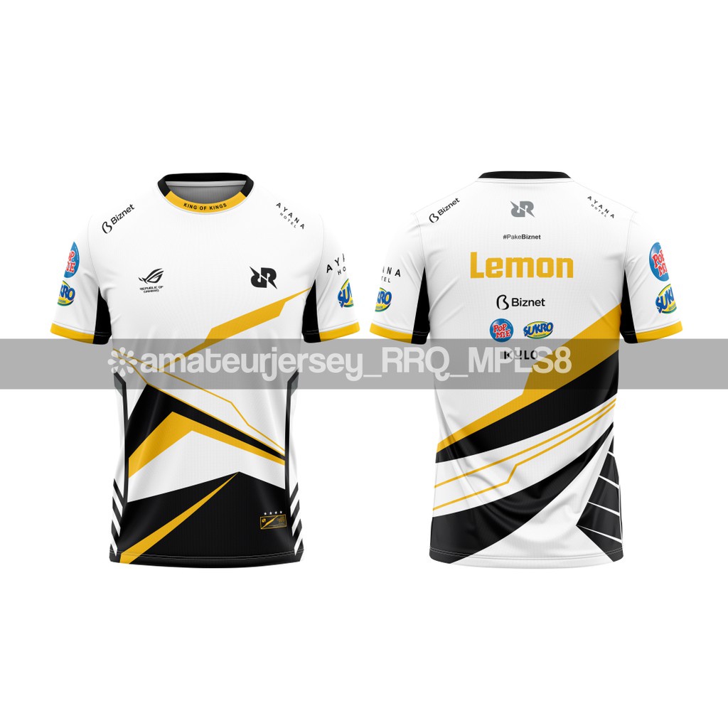 JERSEY RRQ 2021 JERSEY GAMING JERSEY FREE CUSTOM NICKNAME