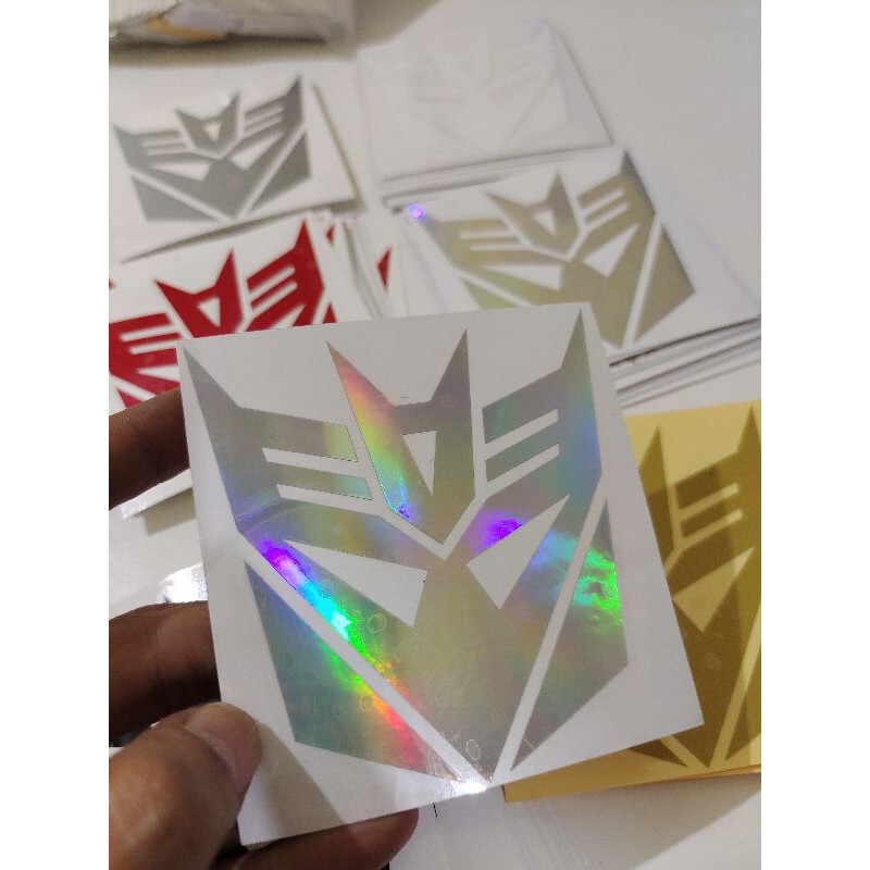 STICKER TRANSFORMERS CUTTING