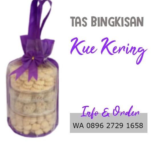 Akhir Bulan✔️Per 12pc Tas Toples Kue kering Spunbond - muat 3 toples 500gr an|RA3