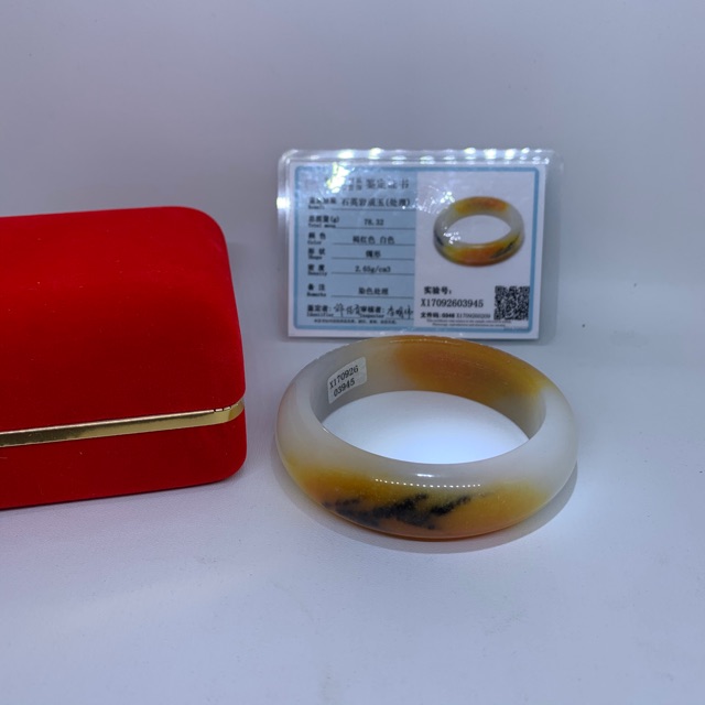 Gelang Giok China asli sertifikat premium giok asli cina