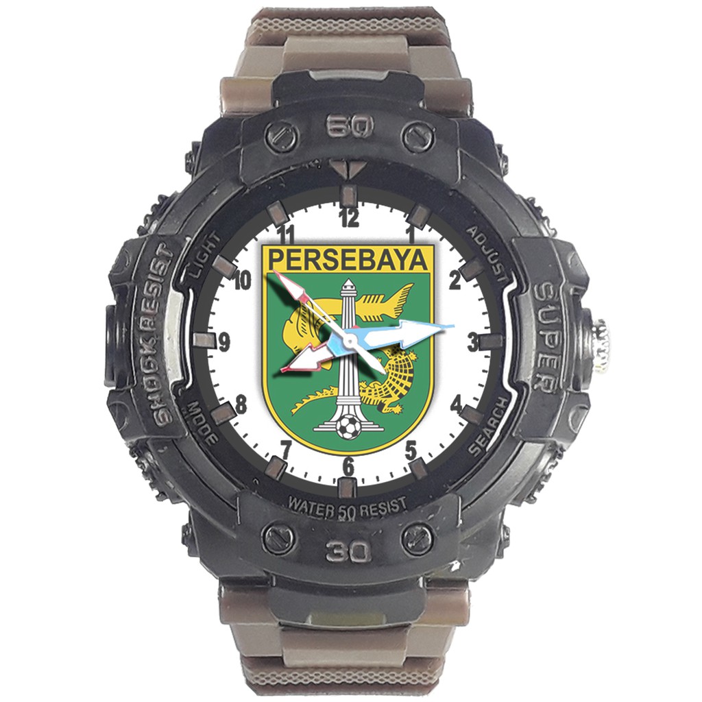 Jam Tangan  PERSEBAYA MOTIF 2 Bagus