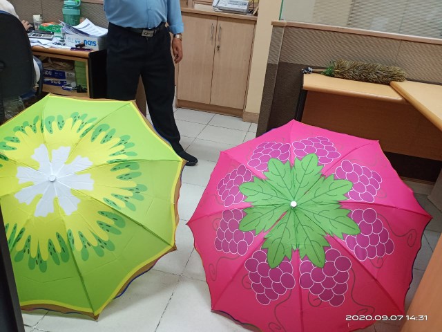 Payung Lipet 3 Motif Buah Buahan