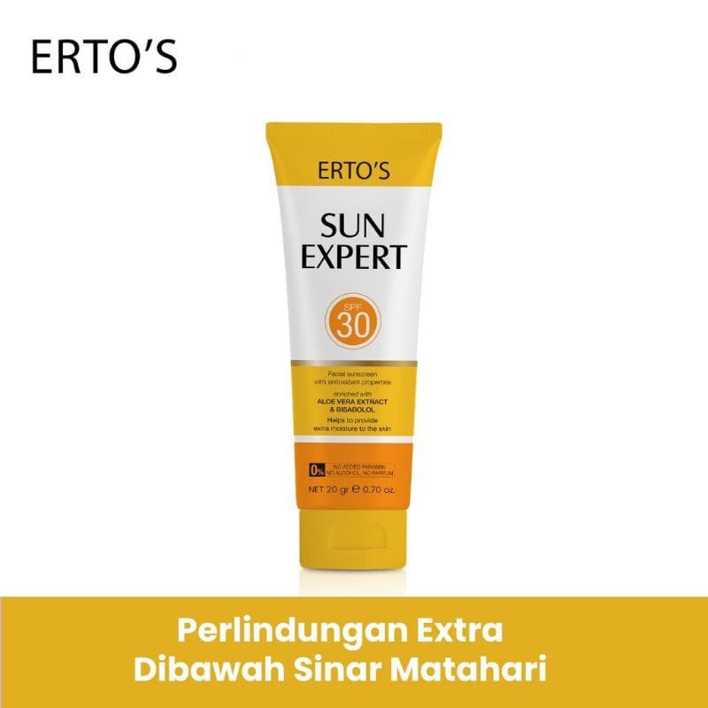 ✨ AKU MURAH ✨ ERTOS Sun Expert SPF 30 Facial Sunscreen ORIGINAL / SUNSCREEN 30 PA+++