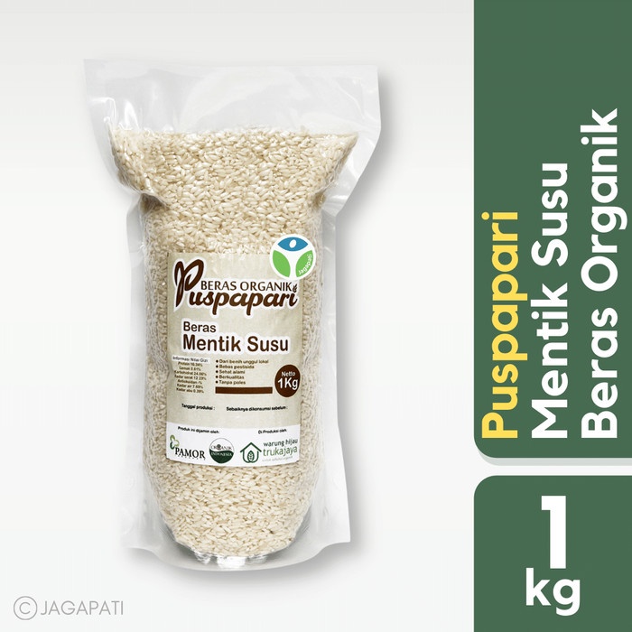 

540ffiepp Trukajaya - Beras Mentik Susu Vakum 1Kg - Beras Organik Puspapari 244Q40112