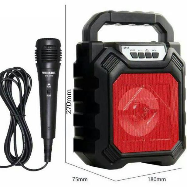 Speaker Yd-668 Yd668 Spiker Mic Ready Stok