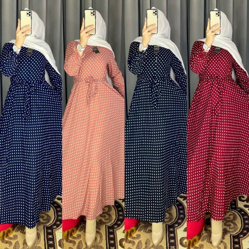 GAMIS DIANA POLKA MONALISA BUSUI WANITA PUSAT GROSIR BAJU WANITA TERMURAH MEDAN