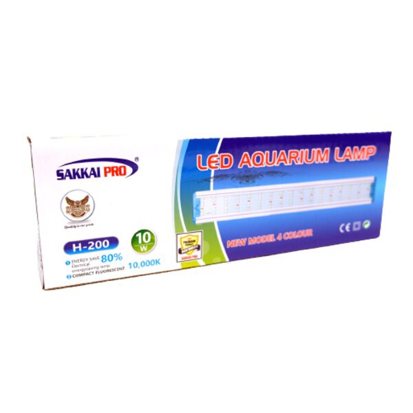 Lampu Aquascape 20cm Sakkai Pro H-200 LED 10W RGBW WRGB Aquarium 20 cm