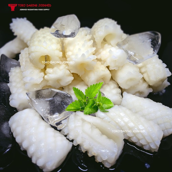 CUMI BEKU RING DAN FLOWER FROZEN SQUID 1KG