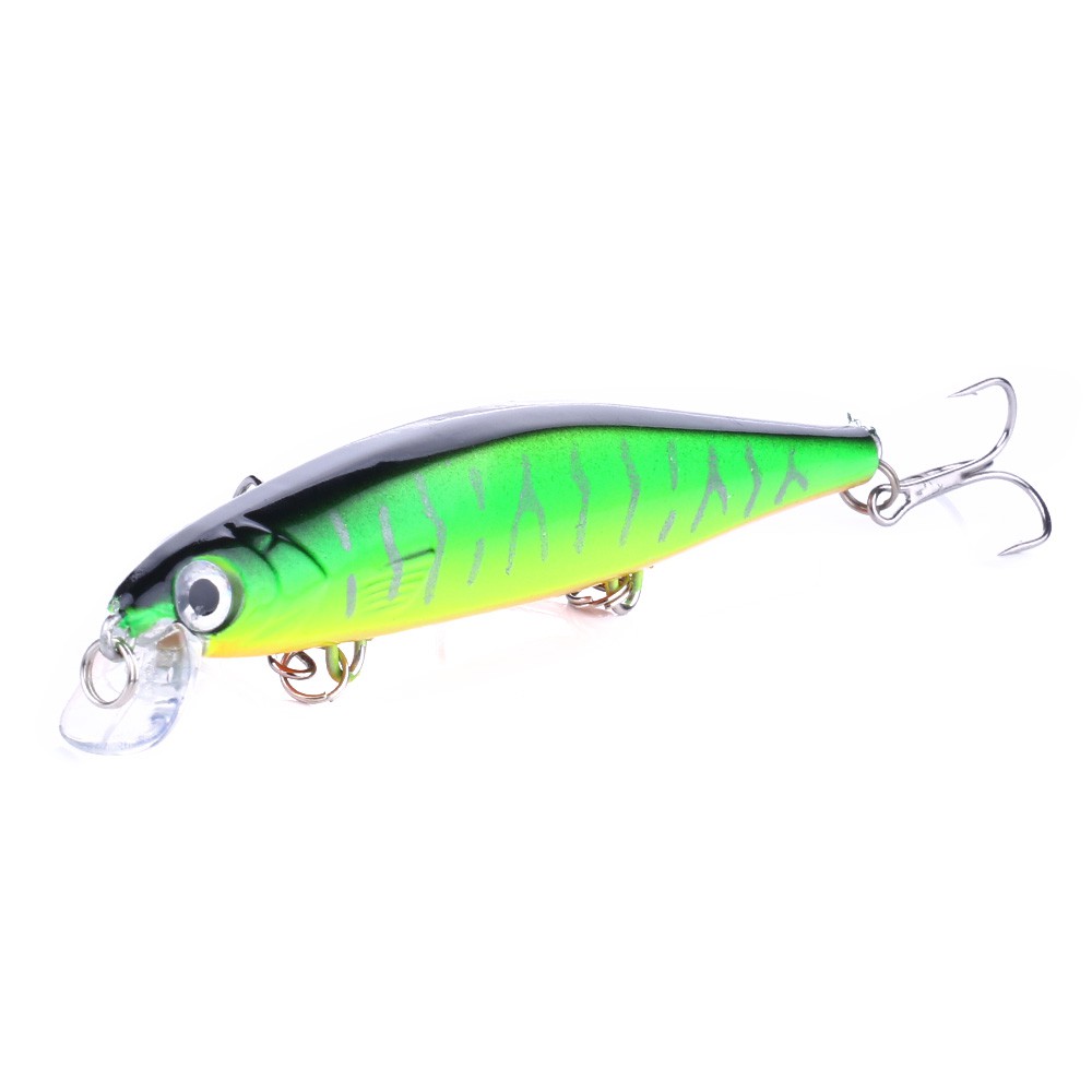 HENGJIA 10PCS Minnow Umpan Pancing Swimbait Ikan Fishing Lure 11cm/13g Wobbler Bait Tackle