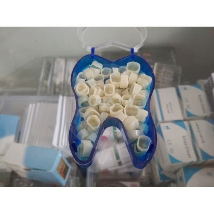 Dental Temporary Crown / Mahkota Gigi Geraham Sementara (isi 50pcs).