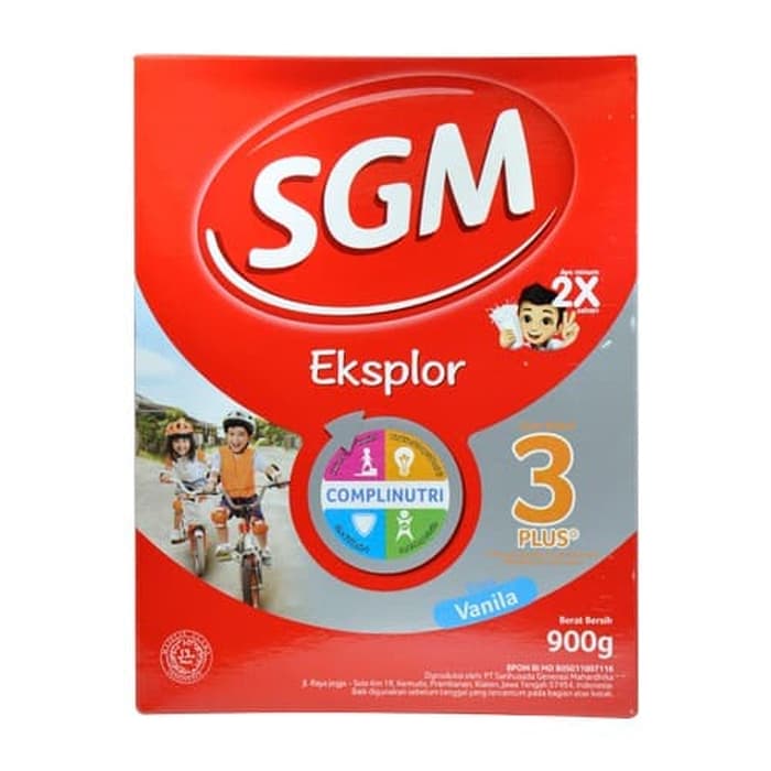 SGM SUSU EKSPLOR 3 PLUS VANILA BOX 900GR