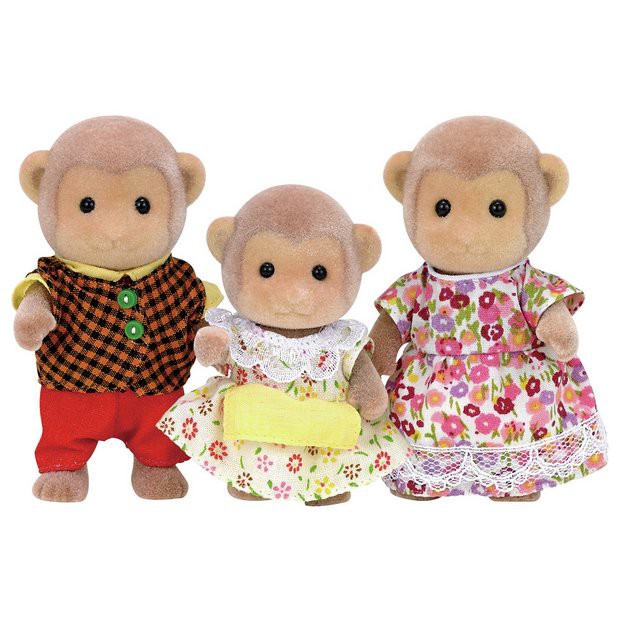 SYLVANIAN FAMILIES ORIGINAL 5214 - MONKEY FAMILY