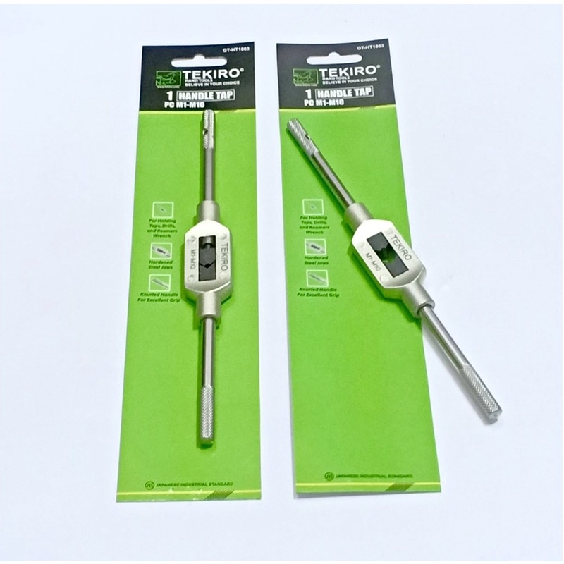 TEKIRO Handle Tap M1 - M10 Stang Handle Tap And Dies Tap Snai Tap Senai Gagang Snai TAP AND DIES SET