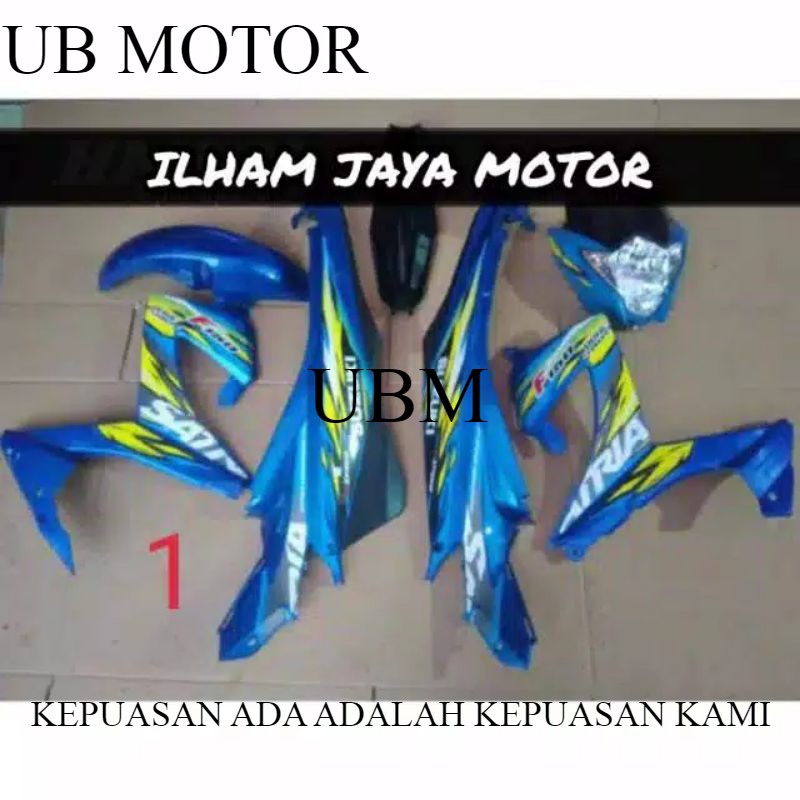 Fullset cover body satria fu facelift new 2014 plus striping
