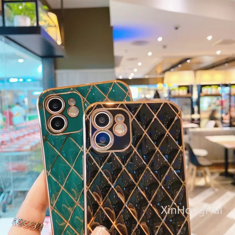 Soft Shell Bergaris Berkualitas Tinggi Cocok Untuk Iphone 7 8 Plus X Xs 11 12 Pro MAX Cakupan Penuh Penutup Pelindung Anti Jatuh