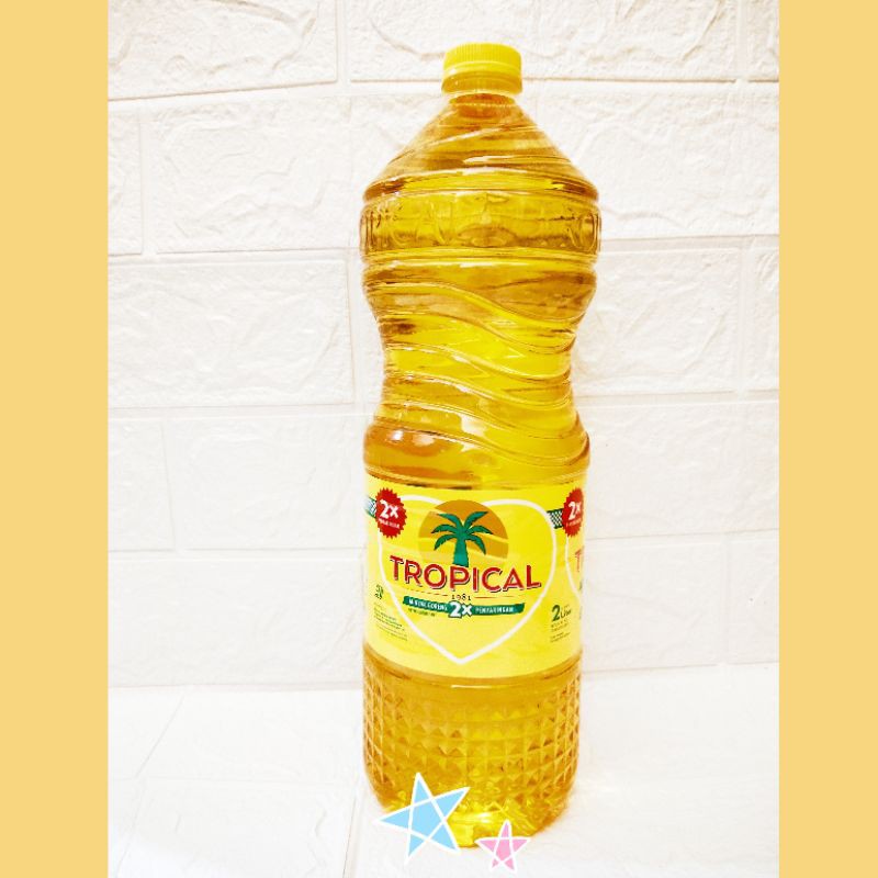 Minyak tropical 2 liter kemasan botol plastik