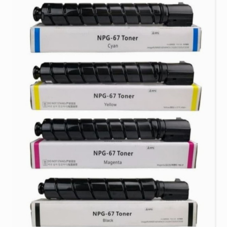 toner canon npg 67 BLACK, CYAN , MAGENTA, YELLOW