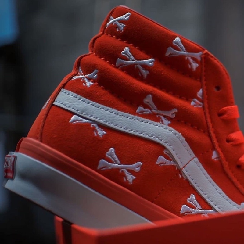 VANS VAULT SK8-HI LX X @wtaps_tokyo BONES/ORANGE 2020 ORIGINAL 100%
