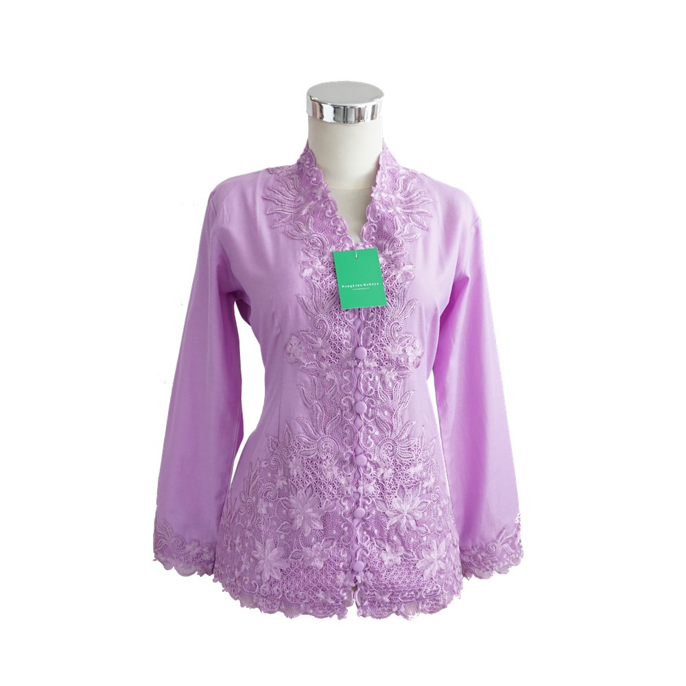 Kebaya Encim Katun Ungu 677 Lilac