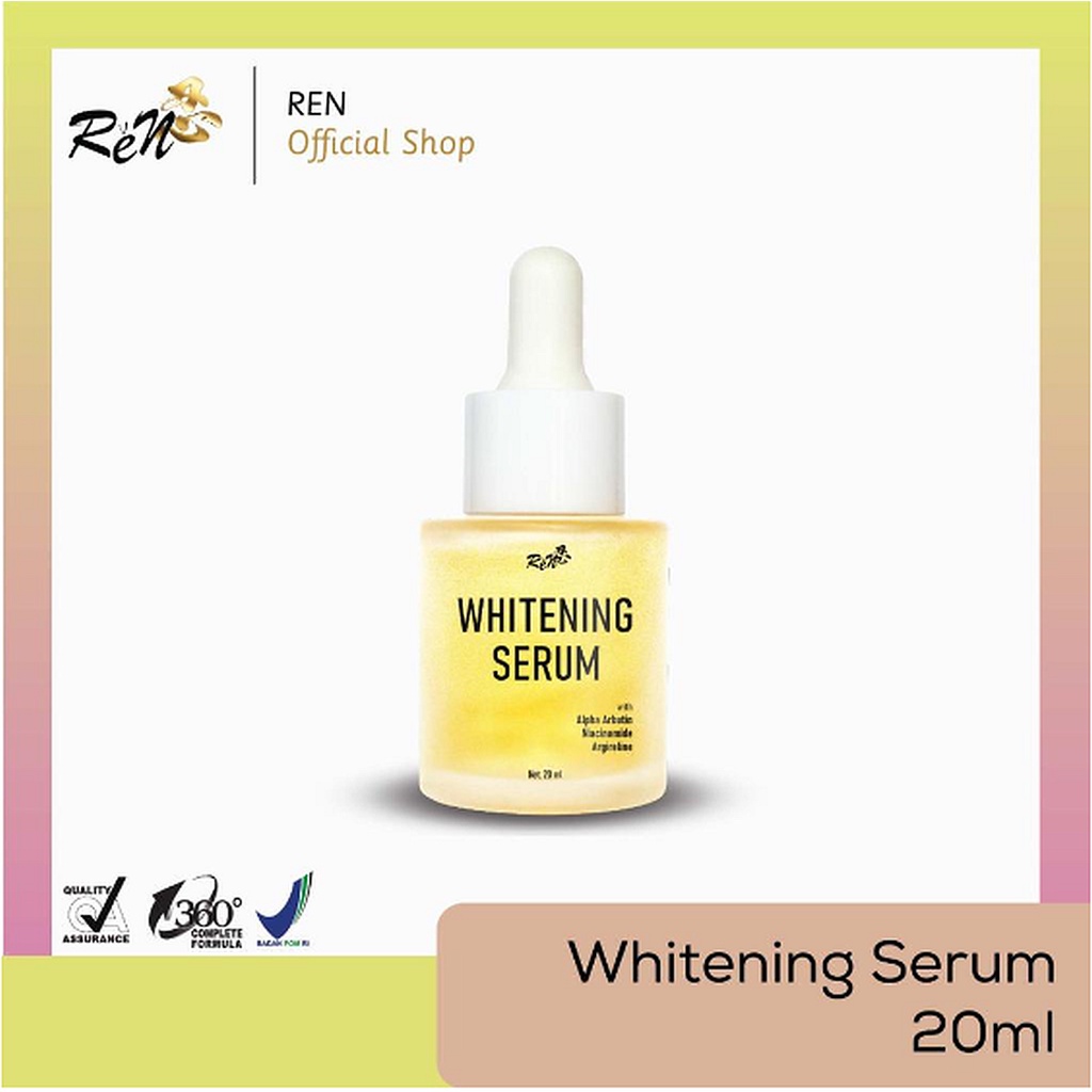 REN Whitening Serum 20ml - Serum Wajah - Pencerah Wajah - Serum Muka